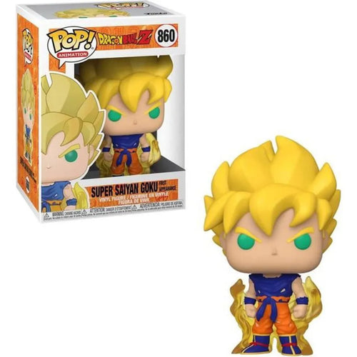 Funko Pop! Animation: Dragon Ball Z - Super Saiyan Goku (First Appearance) #860 Vinylfigur (9 cm)
