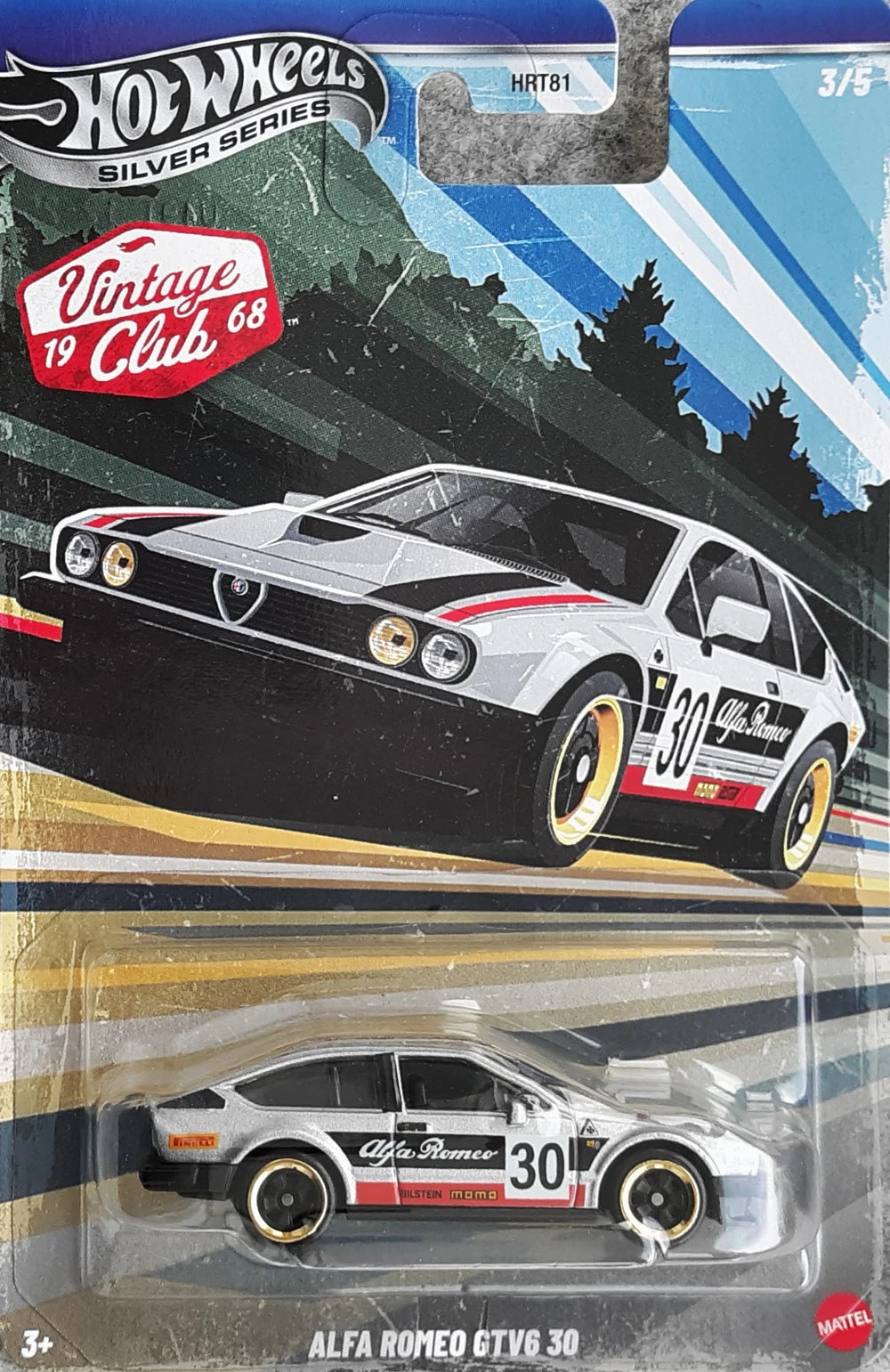 Hot Wheels Silver Series Die-Cast Vehicles 1/64 Vintage 979J Assortment Sealed Case (10 Autos)