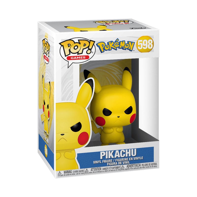 Funko Pop! Games: Pokémon - Grumpy Pikachu (#598) Vinylfigur (9 cm)