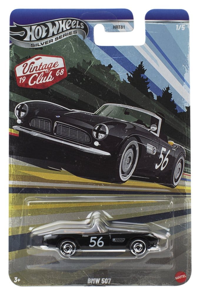 Hot Wheels Silver Series Die-Cast Vehicles 1/64 Vintage 979J Assortment Sealed Case (10 Autos)