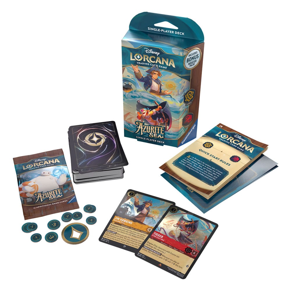 Disney Lorcana TCG Azurite Sea Starter Deck *Englische Edition*