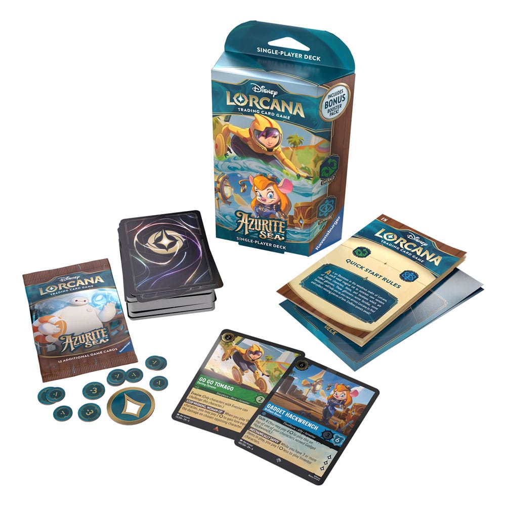 Disney Lorcana TCG Azurite Sea Starter Deck *Englische Edition*