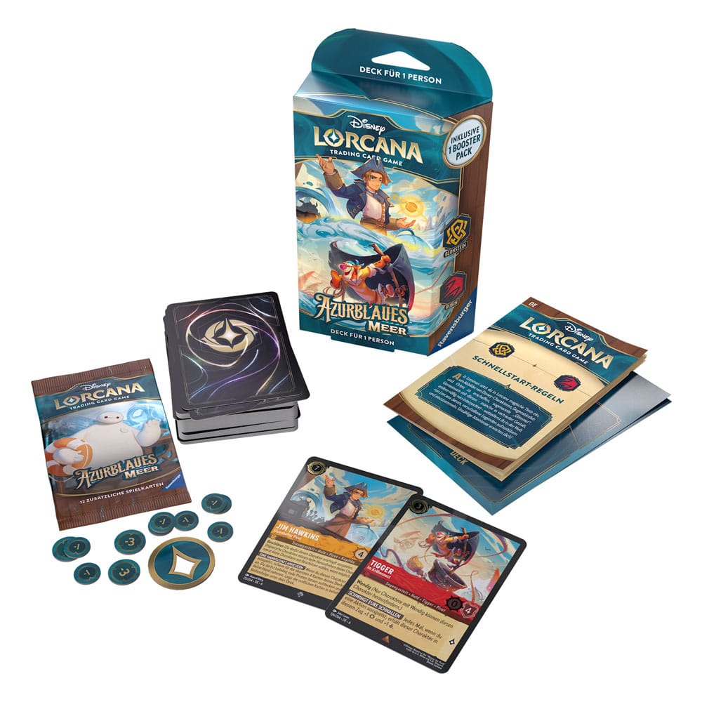 Disney Lorcana TCG Azurblaues Meer Starter Deck *Deutsche Edition*