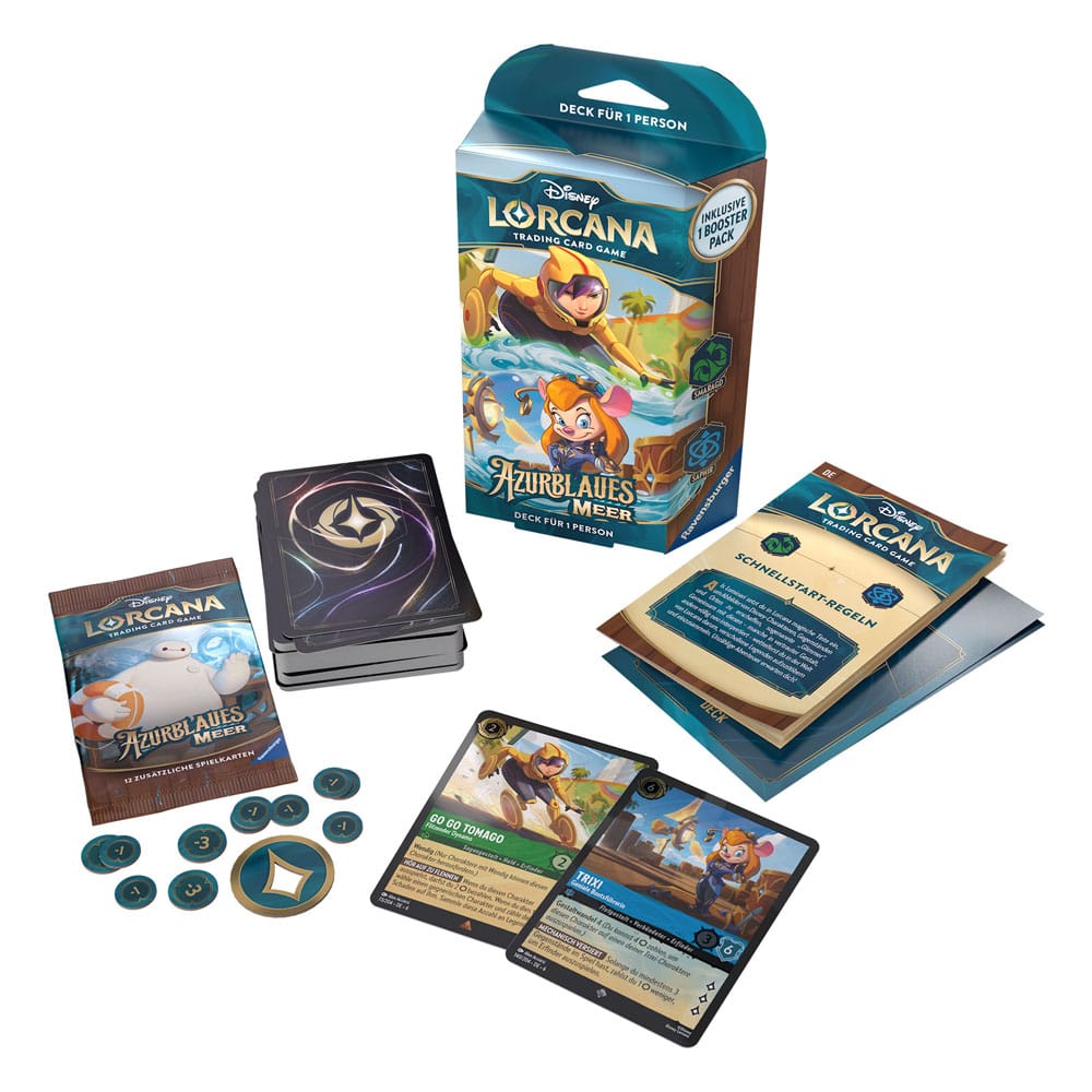 Disney Lorcana TCG Azurblaues Meer Starter Deck *Deutsche Edition*