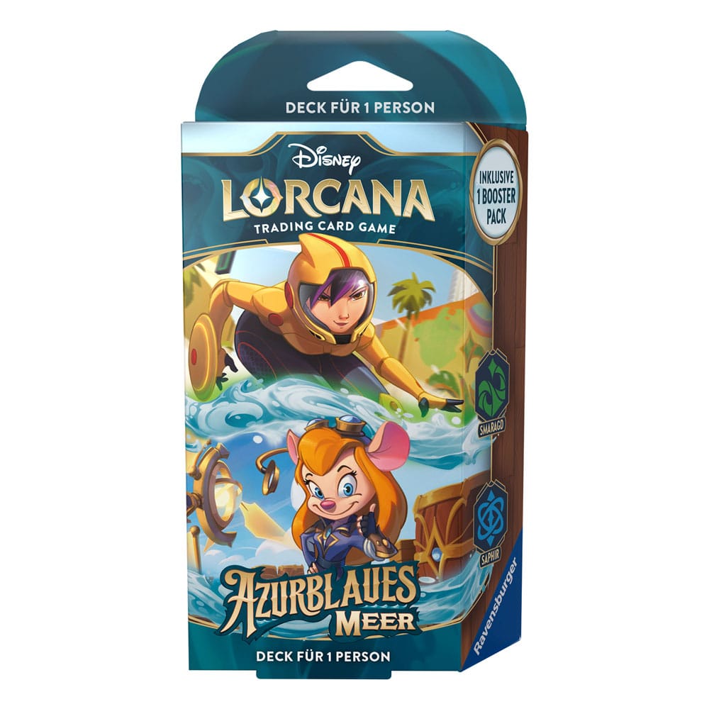 Disney Lorcana TCG Azurblaues Meer Starter Deck *Deutsche Edition*
