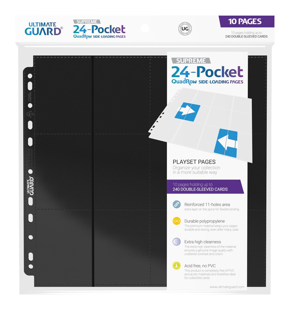Ultimate Guard 24-Pocket QuadRow Pages Side-Loading (10)